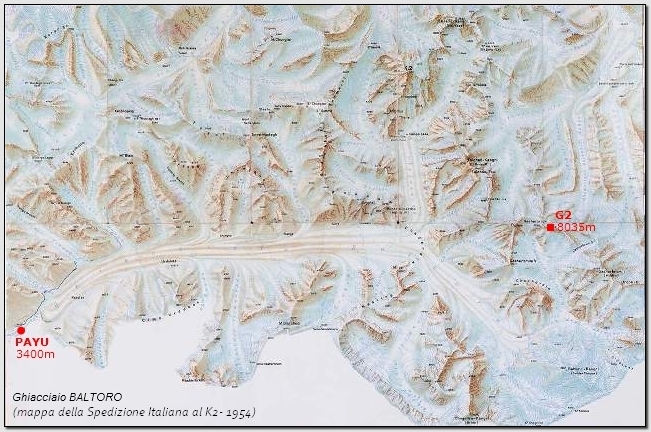 MAPPA BALTORO - Payu (3400m)